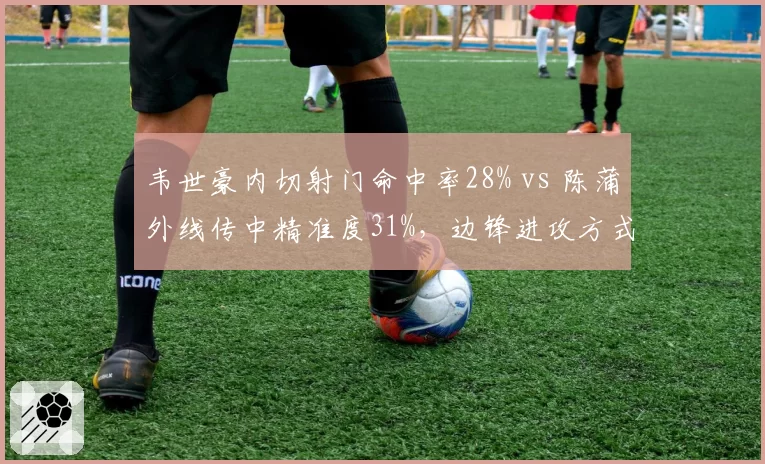 韦世豪内切射门命中率28% vs 陈蒲外线传中精准度31%,边锋进攻方式各有优劣